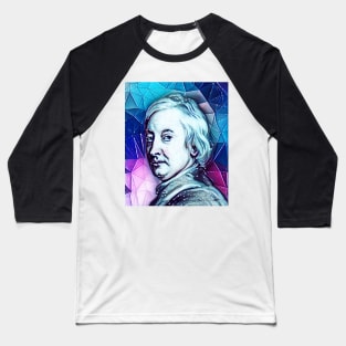 John Dryden Snowy Portrait | John Dryden Artwork 13 Baseball T-Shirt